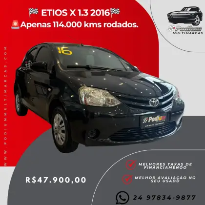 TOYOTA ETIOS 1.3 X 16V FLEX 4P MANUAL