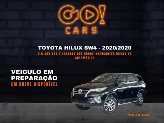 TOYOTA HILUX SW4 2.8 SRX 4X4 7 LUGARES 16V TURBO INTERCOOLER DIESEL 4P AUTOMÁTICO