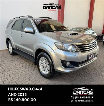 TOYOTA HILUX SW4 3.0 SRV 4X4 7 LUGARES 16V TURBO INTERCOOLER DIESEL 4P AUTOMÁTICO