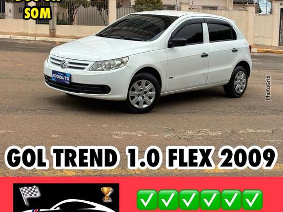 VOLKSWAGEN-GOL-1.0 MI PLUS 8V FLEX 4P MANUAL G.V VOLKSWAGEN-GOL-2009