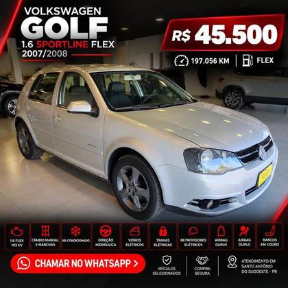 VOLKSWAGEN GOLF 1.6 MI SPORTLINE 8V FLEX 4P MANUAL