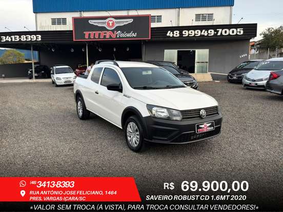 VOLKSWAGEN-SAVEIRO-1.6 MSI ROBUST CD 8V FLEX 2P MANUAL VOLKSWAGEN-SAVEIRO-2019