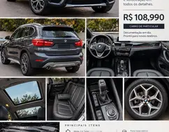 BMW X1 2.0 16V TURBO ACTIVEFLEX SDRIVE20I 4P AUTOMÁTICO BMW X1 2.0 16V TURBO ACTIVEFLEX SDRIVE20I 4P AUTOMÁTICO