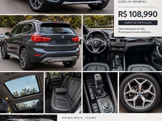 BMW-X1-2.0 16V TURBO ACTIVEFLEX SDRIVE20I 4P AUTOMÁTICO BMW-X1-2017