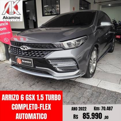 CAOA CHERY ARRIZO 6 1.5 VVT TURBO iFLEX GSX CVT