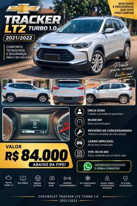 CHEVROLET TRACKER 1.0 TURBO FLEX LTZ AUTOMÁTICO