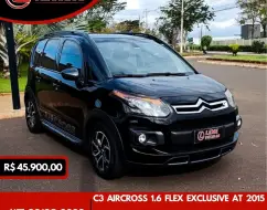 CITROËN C3 1.6 EXCLUSIVE 16V FLEX 4P AUTOMÁTICO CITROËN C3 1.6 EXCLUSIVE 16V FLEX 4P AUTOMÁTICO