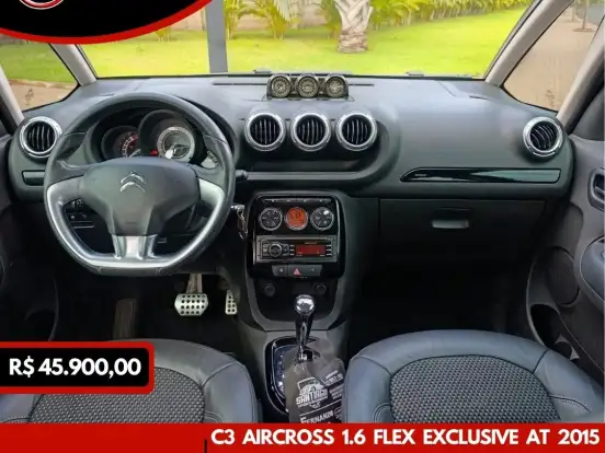 CITROËN-C3-1.6 EXCLUSIVE 16V FLEX 4P AUTOMÁTICO CITROËN-C3-2014