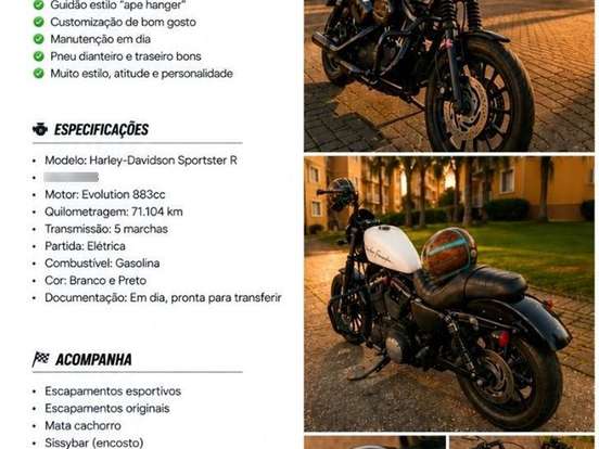 HARLEY-DAVIDSON-SPORTSTER XL 883 R HARLEY-DAVIDSON-SPORTSTER XL 883 R-2008