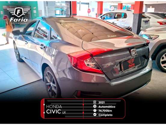 HONDA-CIVIC-2.0 16V FLEXONE LX 4P CVT HONDA-CIVIC-2021