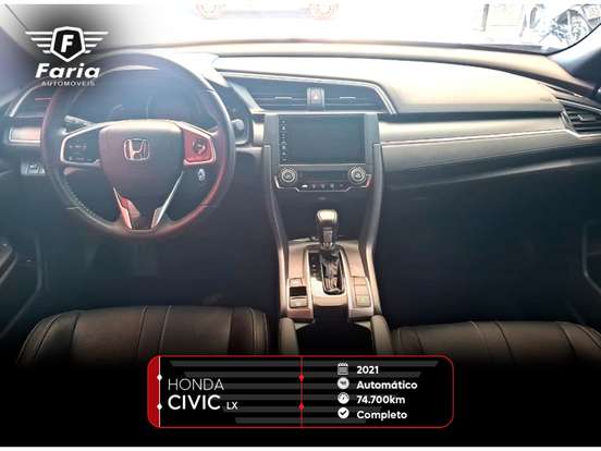 HONDA-CIVIC-2.0 16V FLEXONE LX 4P CVT HONDA-CIVIC-2021