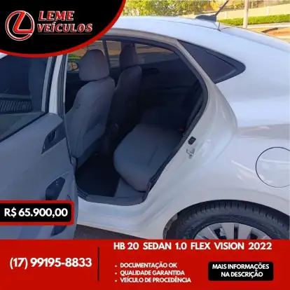 HYUNDAI-HB20S-1.0 12V FLEX VISION MANUAL HYUNDAI-HB20S-2022