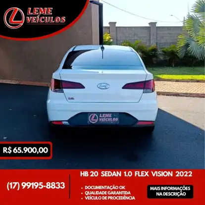 HYUNDAI-HB20S-1.0 12V FLEX VISION MANUAL HYUNDAI-HB20S-2022