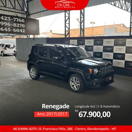 JEEP RENEGADE 1.8 16V FLEX LONGITUDE 4P AUTOMÁTICO