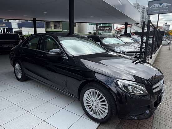 MERCEDES-BENZ-C 200-2.0 CGI AVANTGARDE 16V GASOLINA 4P AUTOMÁTICO MERCEDES-BENZ-C 200-2017