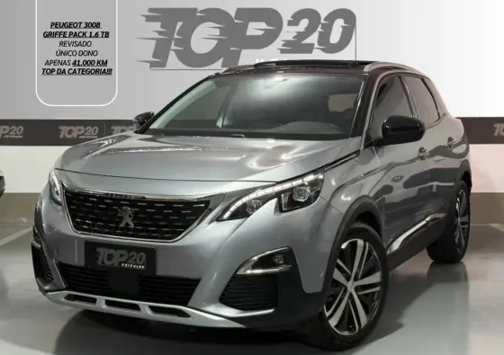 PEUGEOT 3008 1.6 GRIFFE PACK THP 16V GASOLINA 4P AUTOMÁTICO