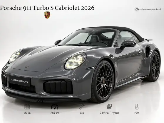 Porsche 911 3.6 24V H6 T-Hybrid Turbo S Cabriolet PDK