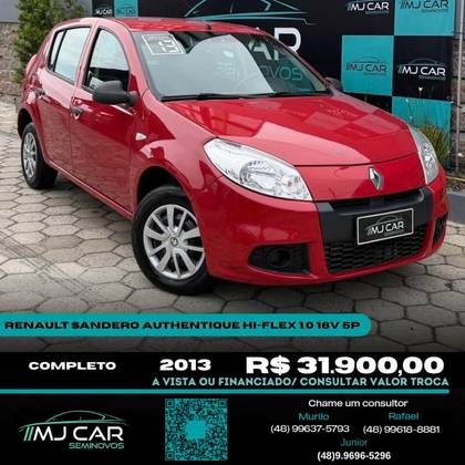 RENAULT SANDERO 1.0 EXPRESSION 16V FLEX 4P MANUAL