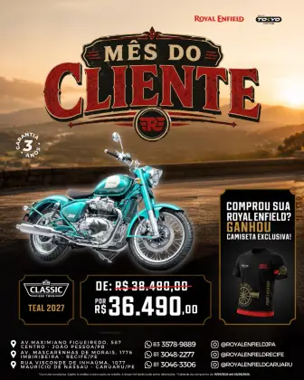 ROYAL ENFIELD CLASSIC 650 TEAL 