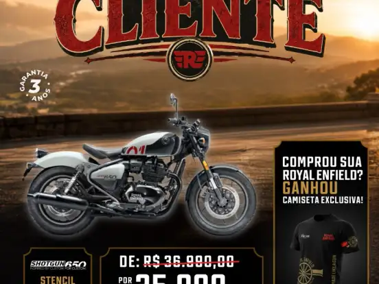 ROYAL ENFIELD-SHOTGUN 650 STENCIL WHITE ROYAL ENFIELD-SHOTGUN 650 STENCIL WHITE-2026