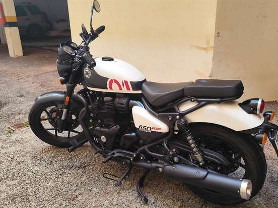 ROYAL ENFIELD-SHOTGUN 650 STENCIL WHITE ROYAL ENFIELD-SHOTGUN 650 STENCIL WHITE-2025