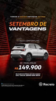 VOLKSWAGEN T-CROSS 1.0 200 TSI TOTAL FLEX COMFORTLINE AUTOMÁTICO