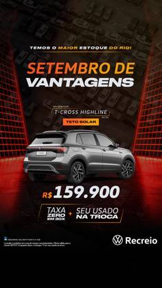 VOLKSWAGEN T-CROSS 1.4 250 TSI TOTAL FLEX HIGHLINE AUTOMÁTICO