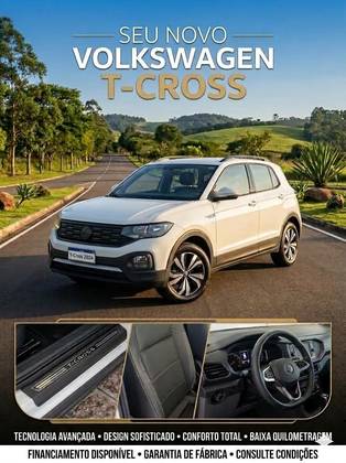 VOLKSWAGEN T-CROSS 1.0 200 TSI TOTAL FLEX SENSE AUTOMÁTICO