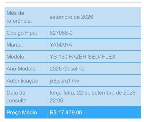 YAMAHA-FAZER 150 UBS-2024