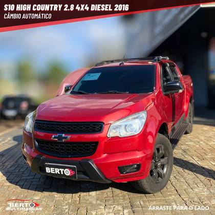 CHEVROLET S10 2.8 HIGH COUNTRY 4X4 CD 16V TURBO DIESEL 4P AUTOMÁTICO