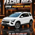 CHEVROLET SPIN 1.8 PREMIER 8V FLEX 4P AUTOMÁTICO CHEVROLET SPIN 1.8 PREMIER 8V FLEX 4P AUTOMÁTICO