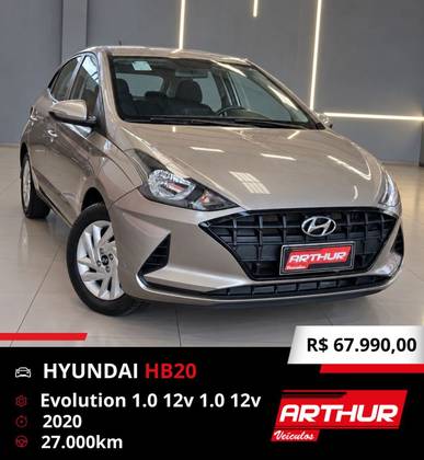 HYUNDAI HB20 1.0 12V FLEX EVOLUTION MANUAL