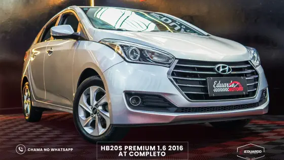 HYUNDAI HB20S 1.6 PREMIUM 16V FLEX 4P AUTOMÁTICO