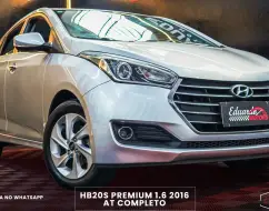 HYUNDAI HB20S 1.6 PREMIUM 16V FLEX 4P AUTOMÁTICO HYUNDAI HB20S 1.6 PREMIUM 16V FLEX 4P AUTOMÁTICO