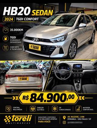 HYUNDAI HB20S 1.0 TGDI FLEX COMFORT AUTOMÁTICO