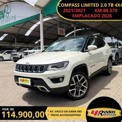 JEEP COMPASS 2.0 16V DIESEL LIMITED 4X4 AUTOMÁTICO