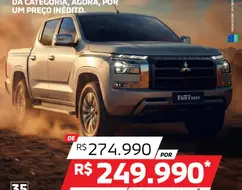 MITSUBISHI TRITON 2.4 BITURBO DIESEL CD GLS 4X4 AUTOMÁTICO MITSUBISHI TRITON 2.4 BITURBO DIESEL CD GLS 4X4 AUTOMÁTICO