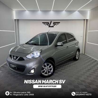 NISSAN-MARCH-1.6 SV 16V FLEX 4P XTRONIC NISSAN-MARCH-2017