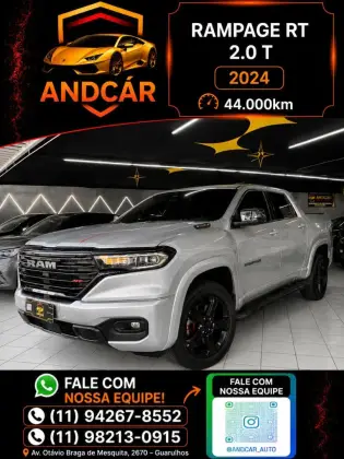 RAM RAMPAGE 2.0 HURRICANE 4 TURBO GASOLINA R/T 4X4 AUTOMÁTICO