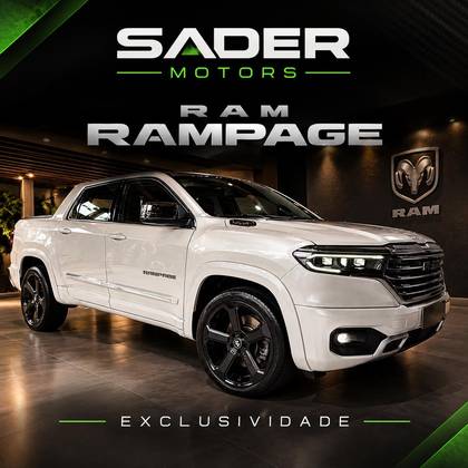 RAM RAMPAGE 2.0 HURRICANE 4 TURBO GASOLINA LARAMIE 4X4 AUTOMÁTICO