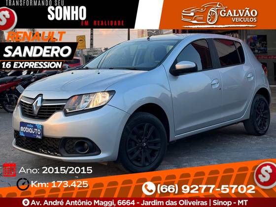 RENAULT SANDERO 1.6 EXPRESSION 8V FLEX 4P MANUAL