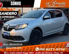 RENAULT SANDERO 1.6 EXPRESSION 8V FLEX 4P MANUAL RENAULT SANDERO 1.6 EXPRESSION 8V FLEX 4P MANUAL