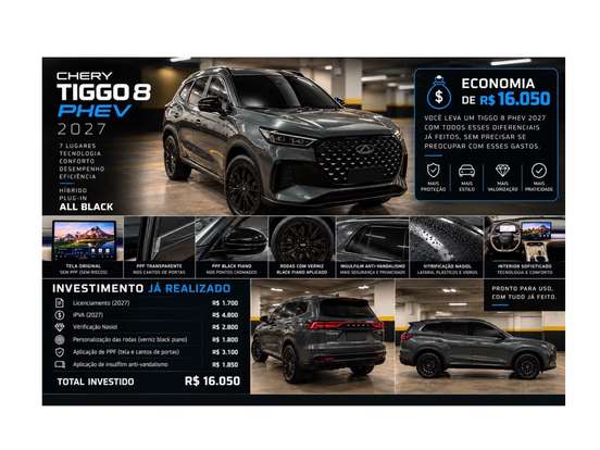 CAOA CHERY-TIGGO 8 PRO-1.5 TGDI PHEV DHT CAOA CHERY-TIGGO 8 PRO-2026