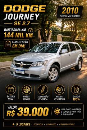 DODGE JOURNEY 2.7 SE V6 24V GASOLINA 4P AUTOMATICO