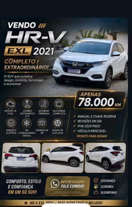 HONDA-HR-V-1.8 16V FLEX EXL 4P AUTOMÁTICO HONDA-HR-V-2021