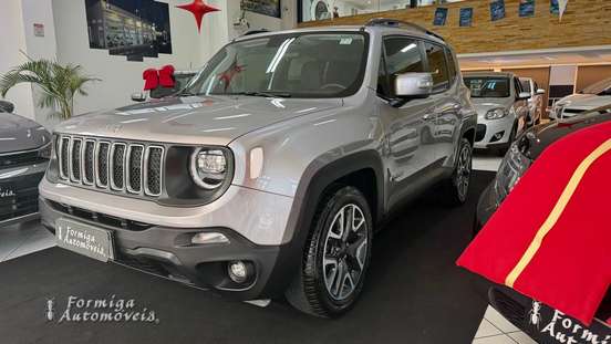JEEP-RENEGADE-1.8 16V FLEX LONGITUDE 4P AUTOMÁTICO JEEP-RENEGADE-2019