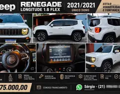 JEEP RENEGADE 1.8 16V FLEX LONGITUDE 4P AUTOMÁTICO JEEP RENEGADE 1.8 16V FLEX LONGITUDE 4P AUTOMÁTICO