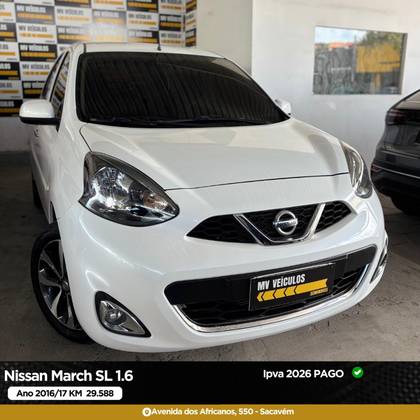 NISSAN MARCH 1.6 SL 16V FLEX 4P MANUAL