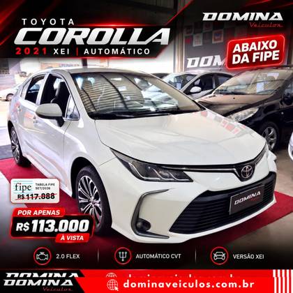 TOYOTA COROLLA 2.0 VVT-IE FLEX XEI DIRECT SHIFT
