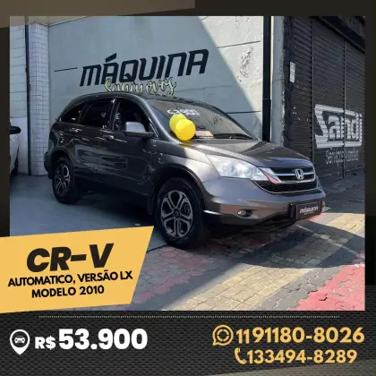 HONDA CRV 2.0 EXL 4X4 16V GASOLINA 4P AUTOMÁTICO